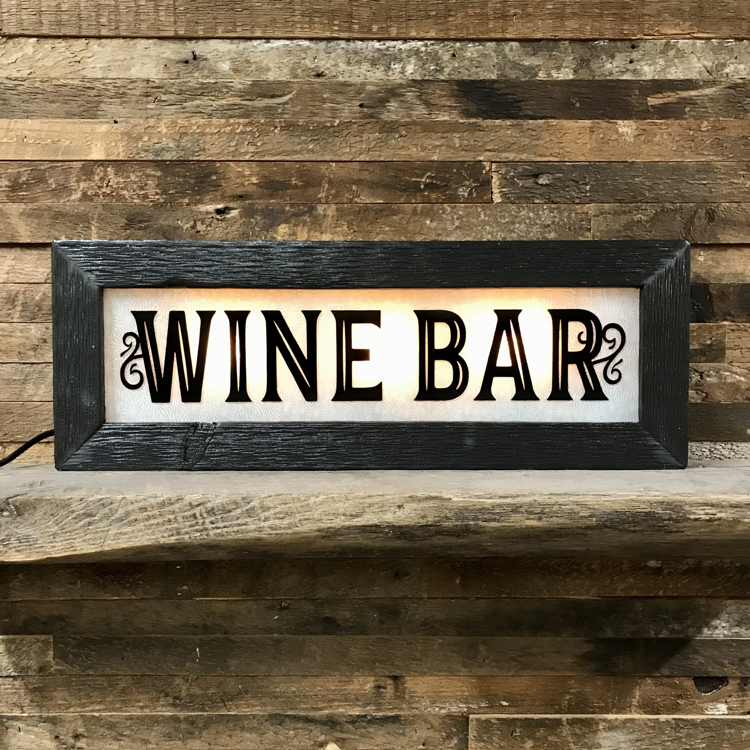 Vintage Style Lighted Bar Signs for kitchen and bar decor