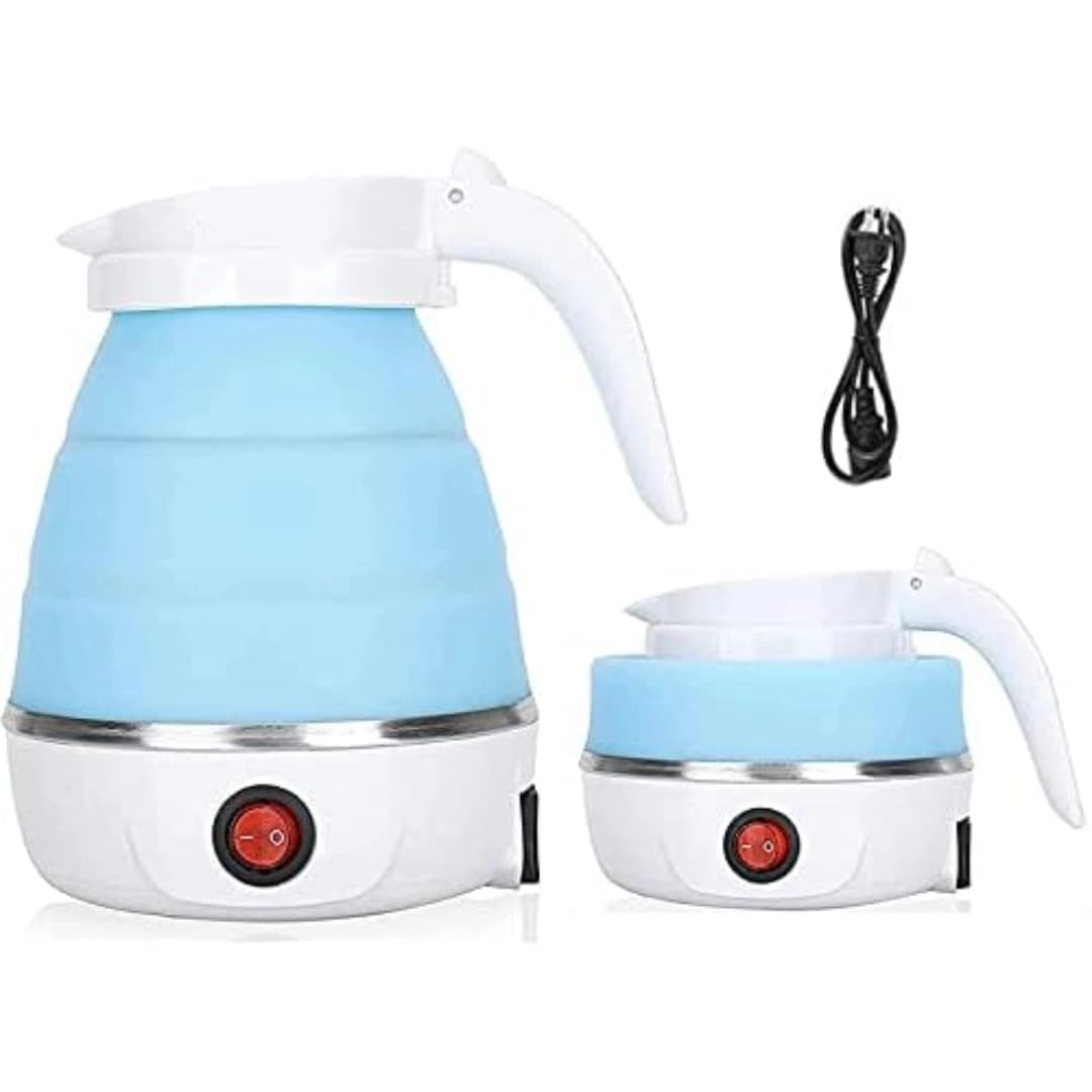 Electric Travelling Folding Kettle Silicone Foldable Water Kettles ...