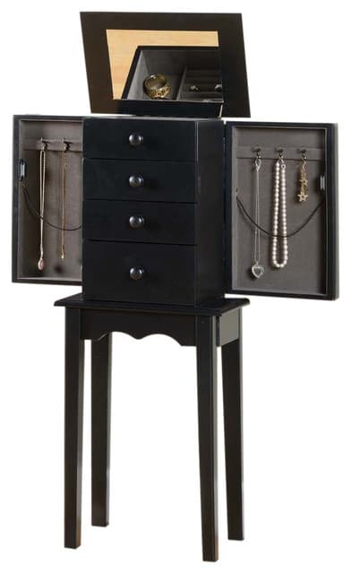Promo 3-Drawer Jewelry Armoire - Transitional - Jewelry Armoires - by ...