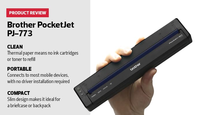 Review: Print on the Go with Brother's PocketJet PJ-773 ...