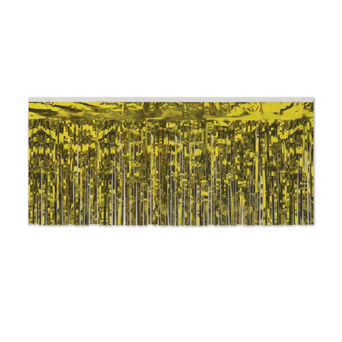 Beistle Pack of 6 Gold Hanging Metallic Fringe Drape Decorations 10 ...