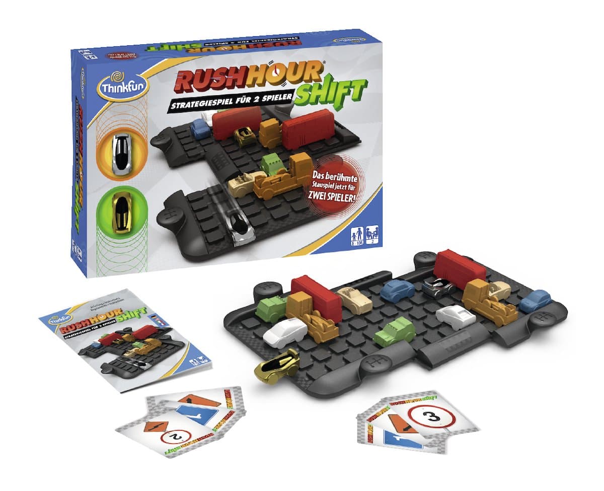 ThinkFun 76306 Nein Rush Hour Shift Game, Teal/Turquoise Green – TopToy