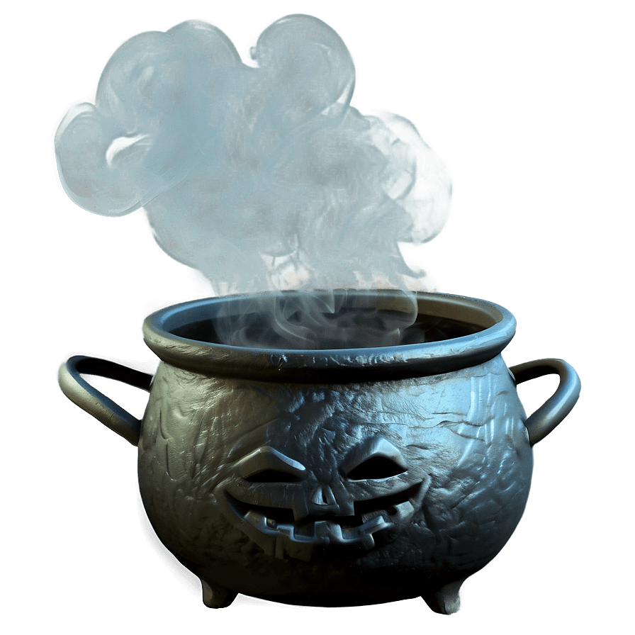 Download Smoking Cauldron Halloween Png 05232024 | Wallpapers.com