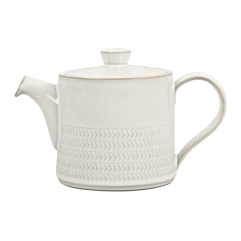 Denby Natural Canvas Textured Teapot - Aldiss