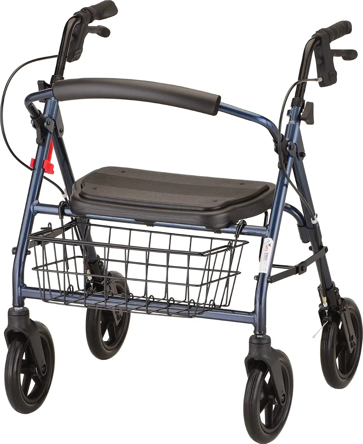 NOVA Mini Mack Bariatric Rollator Walker ، ظرفیت 400 پوند ، وظیفه سنگین ...