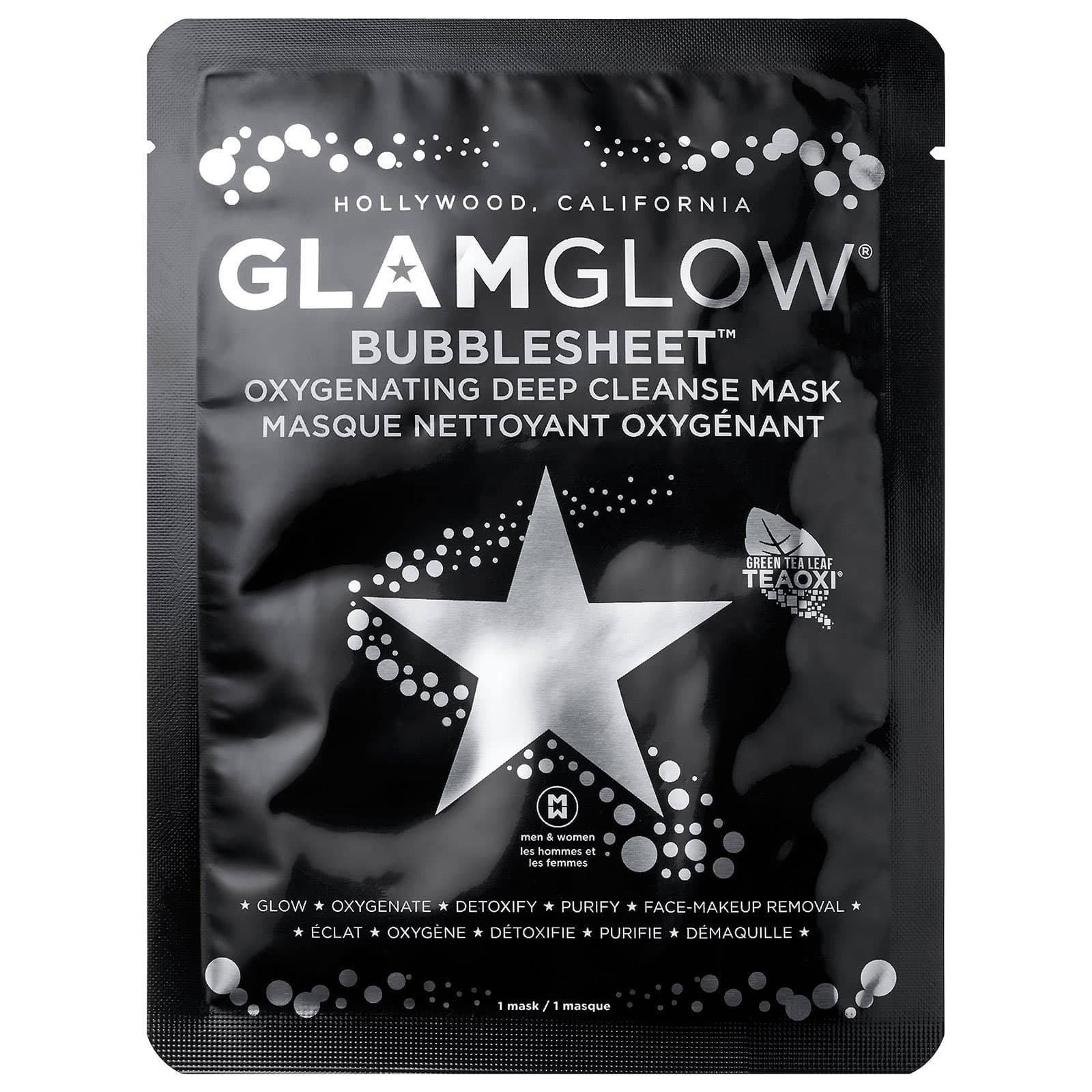 GlamGlow Bubblesheet Oxygenating Deep Cleanse Mask | News | BeautyAlmanac
