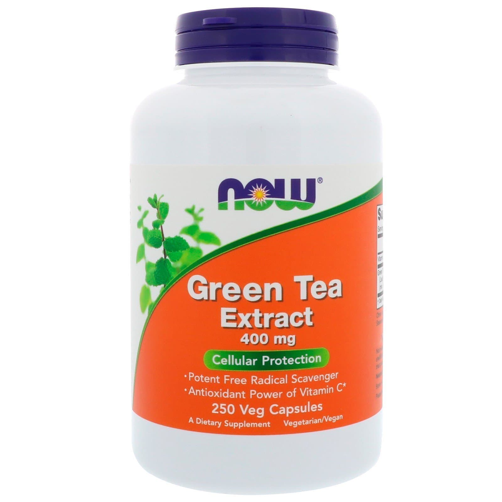 Now Foods, Green Tea Extract, 400 mg, 250 Veg Capsules | By iHerb