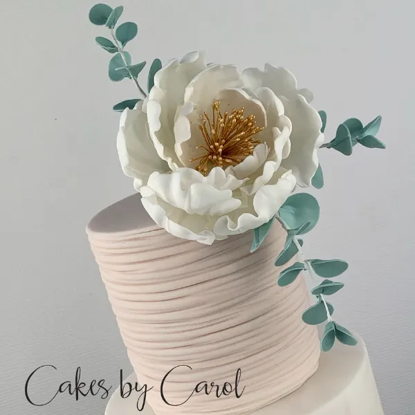 Sugar Peony Flower Tutorial: How to Make open Peony Flowers for Your ...