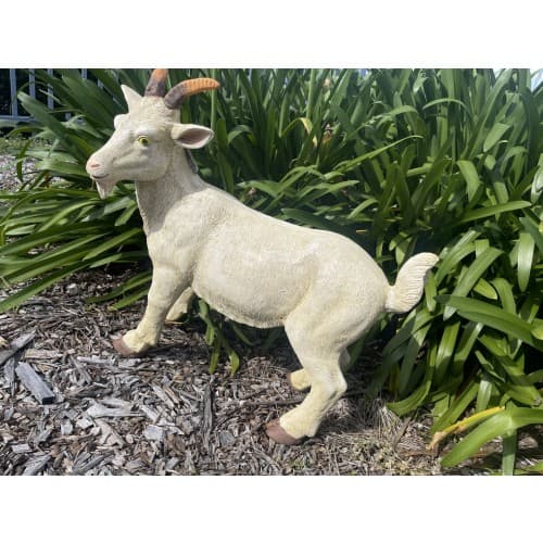 Goat Standing Garden Statue Sculpture - Cam and Deb's Store