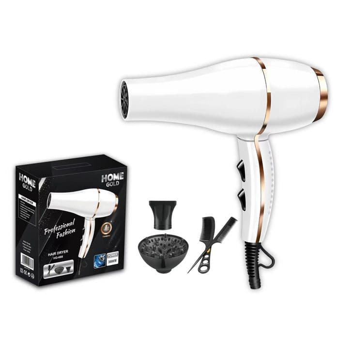 Sèche-cheveux - TD - 3000W - Ionique - 3 modes de chaleur - 2 ...