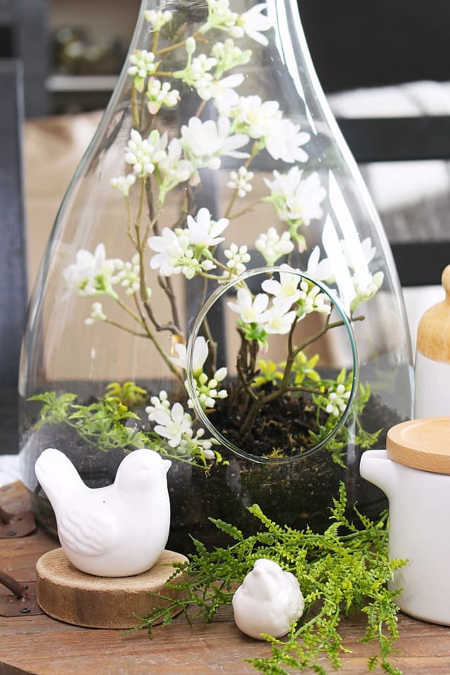 Pretty DIY Spring Terrarium - Clean and Scentsible