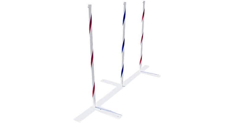 Max 200 Triple Competition Weave Poles - 3 Pole Sets - Clean Run