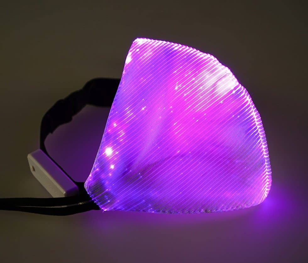Rave DNB face mask - LED multi-color | Cool Mania