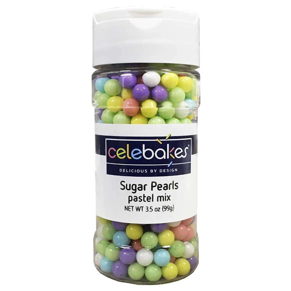 7mm Pastel Mix Sugar Pearls | Shop Our Sprinkle Superstore