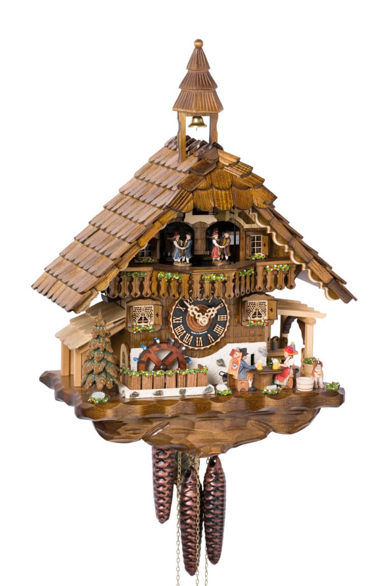 Original handmade Black Forest Cuckoo Clock / Made in Germany 2-6216t ...