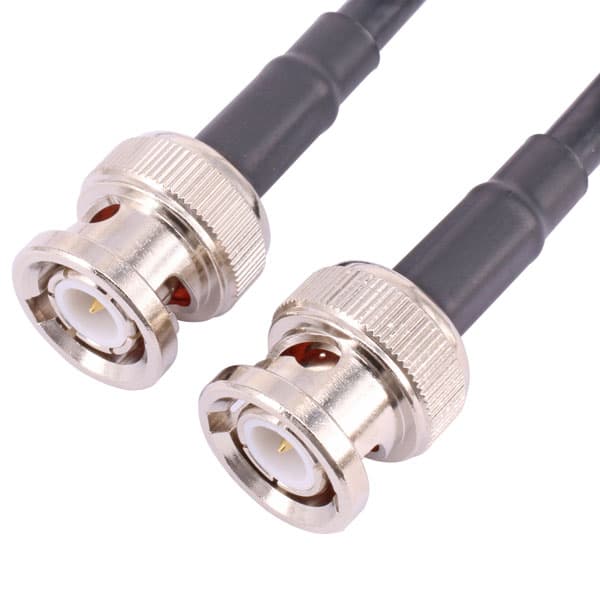 BNC Male Plug to BNC Male Plug Using LMR195 Low Loss Coaxial Cable ...