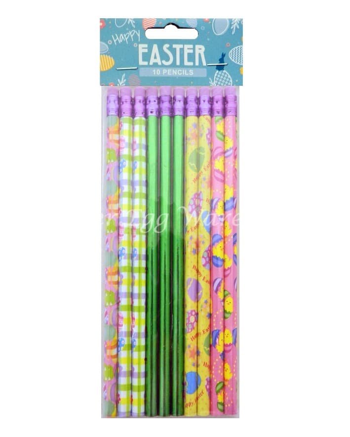 Easter Pencils - 10 pack - Easter Egg Warehouse