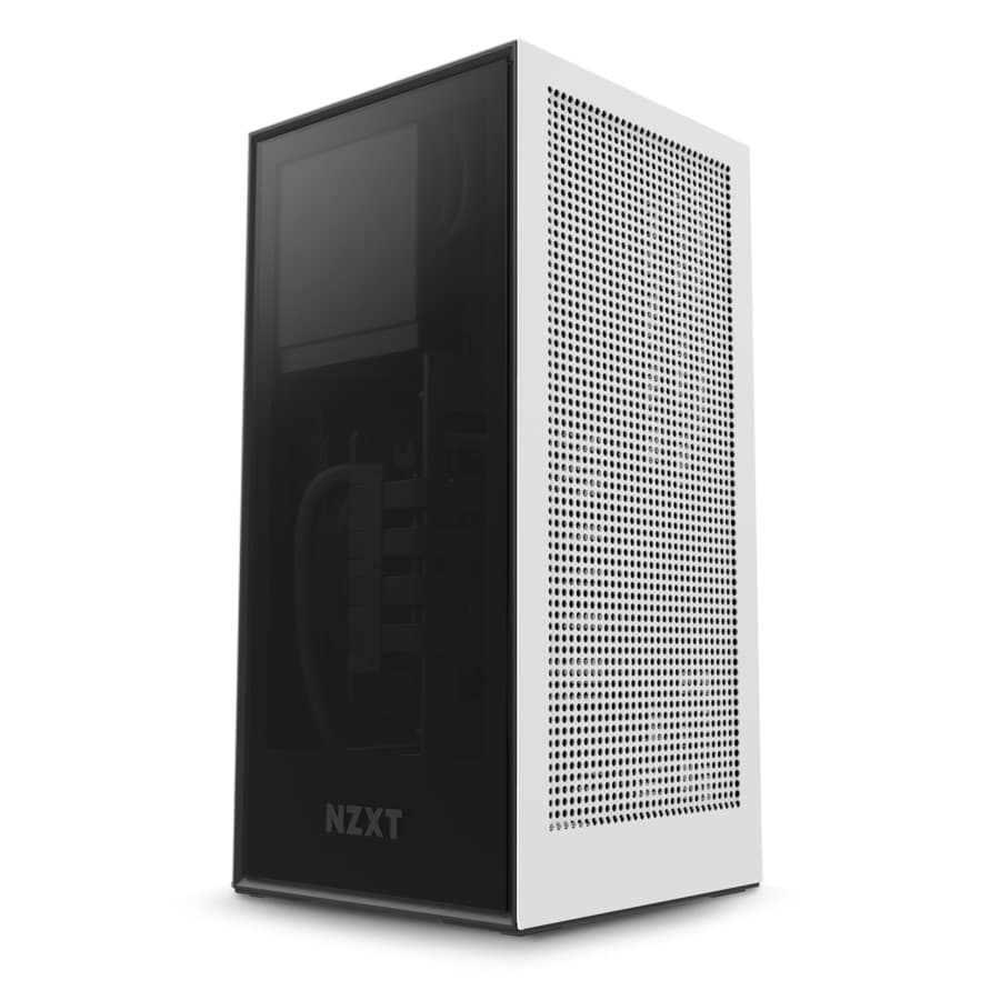 NZXT H1 Mini-ITX Liquid Cooled Computer Case With 650W Gold PSU – Matte ...