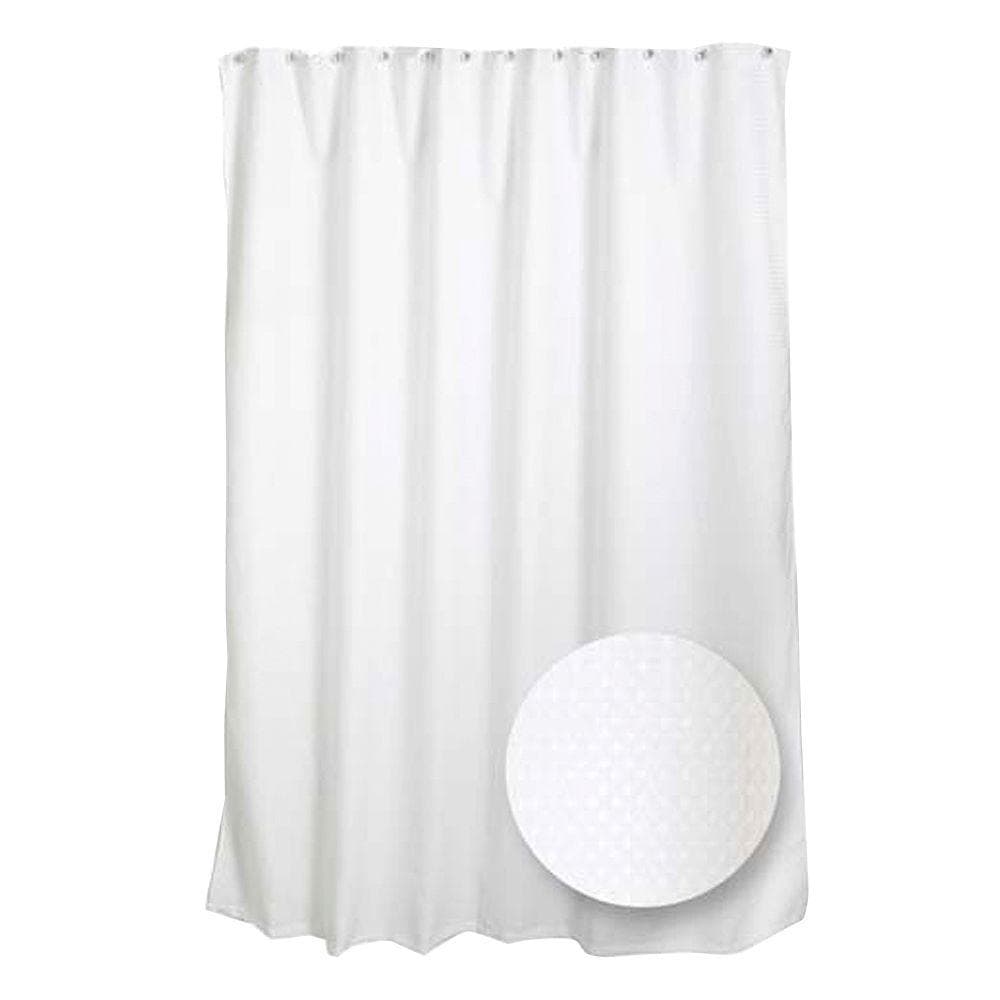 Zenna Home 70 in. W x 72 in. H Luxury Fabric Shower Curtain Liner in ...
