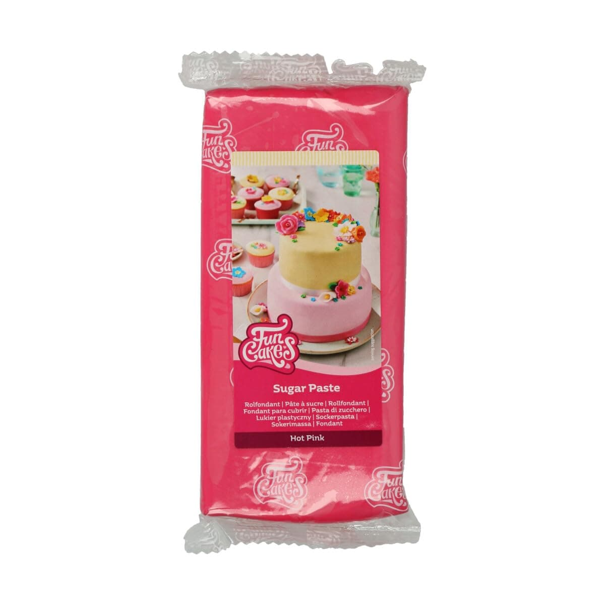 Funcakes Rollfondant Hot Pink - Easy to Use Gluten-Free Cake Fondant ...