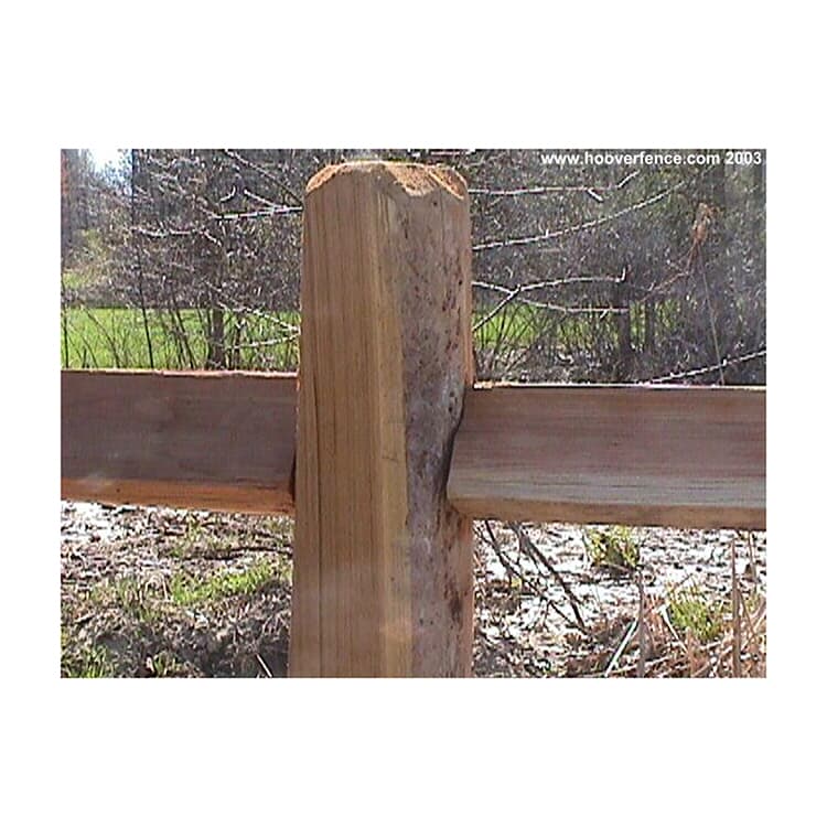 Wood Split Rail Posts - Western Red Cedar | Hoover Fence Co.