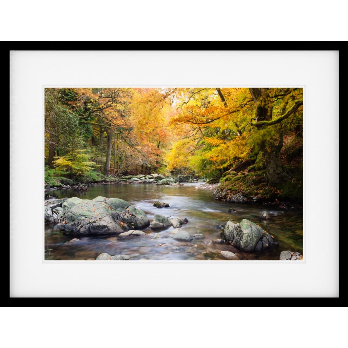 Autumn on the River Print - Eskdale Valley, Lake District