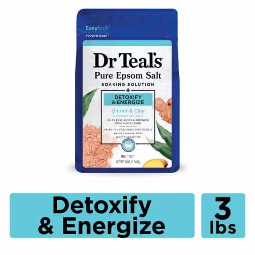 Dr Teal's® Detoxify & Energize Epsom Salt Magnesium Soak with ...