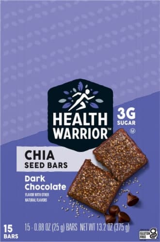Health Warrior® Gluten Free Dark Chocolate Chia Bars, 15 ct / 0.88 ...