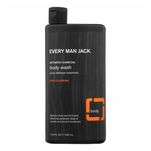 Every Man Jack Charcoal Body Wash, 16.9 fl oz - Fry's Food Stores