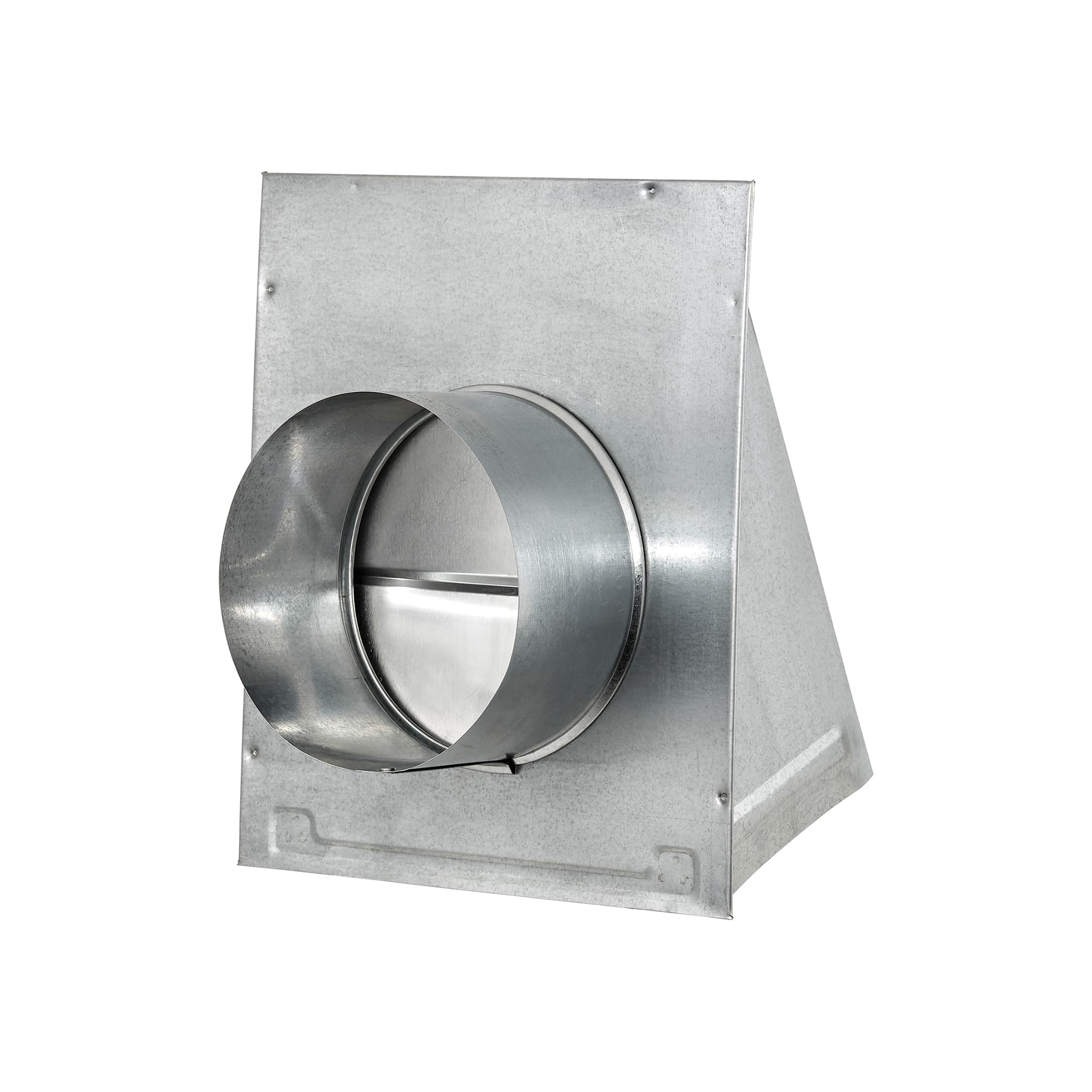 6 inch (26 Gauge) Galvanized Steel Fresh Air Wall Intake Vent - Screen ...