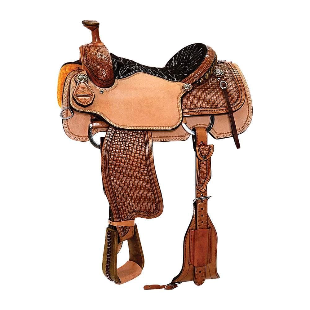 Reinsman 4412 Team Roping Saddle - MC Diamond Ranch
