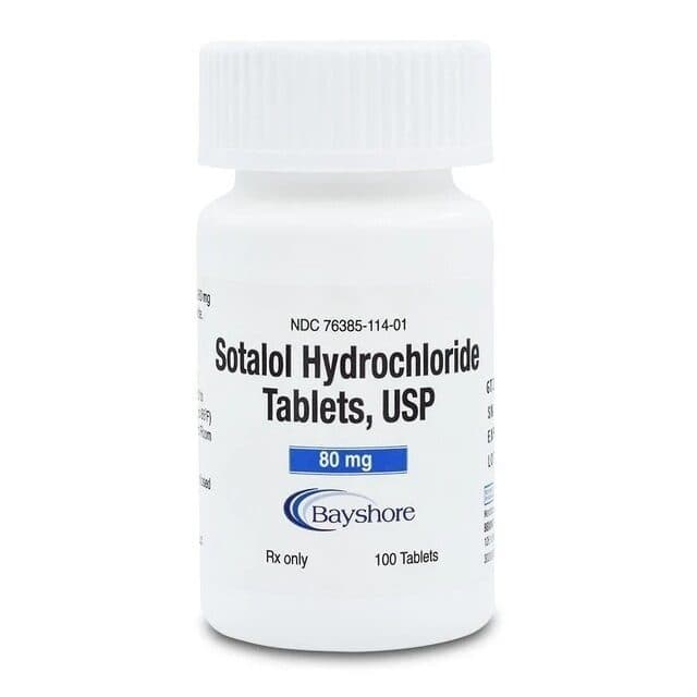 Sotalol HCl 80 mg Tablets, 100 Count | McGuff