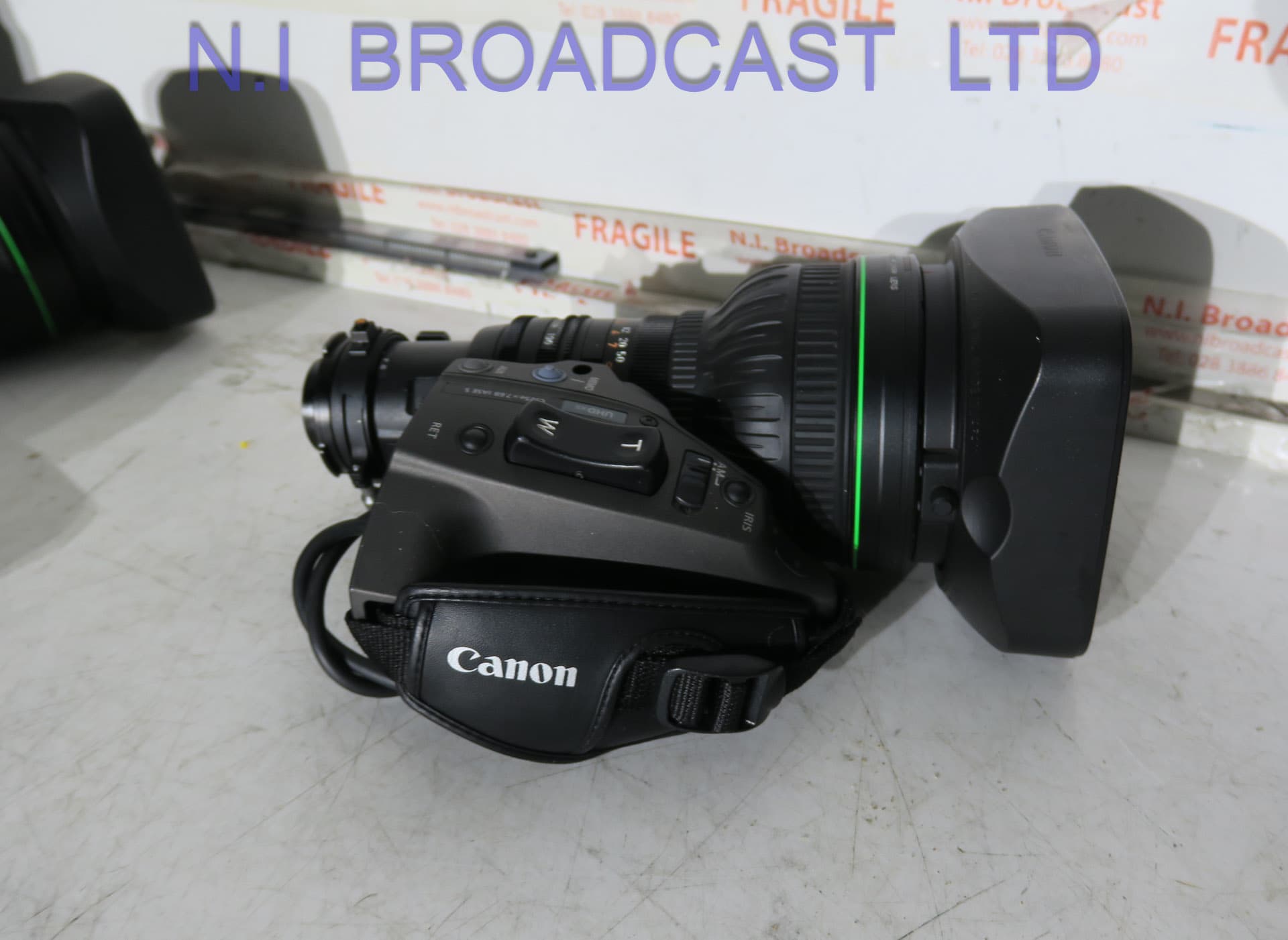 Canon 4k cj25x7.6b iase s UHD broadcast lens (25x zoom) - N.I Broadcast Ltd