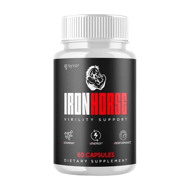 IRON HORSE FOR Men Advanced Formula Vitamin Max Supplement 60 Capsules ...