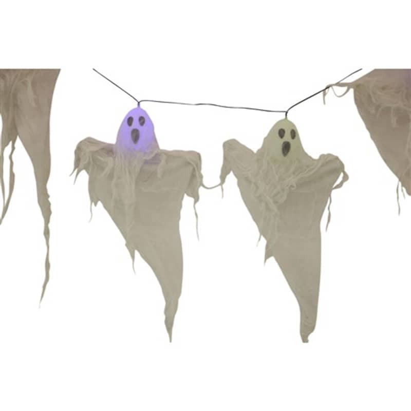 Haunted Hill Farm HHGARGHST-1S 71" Light up Ghost Garland