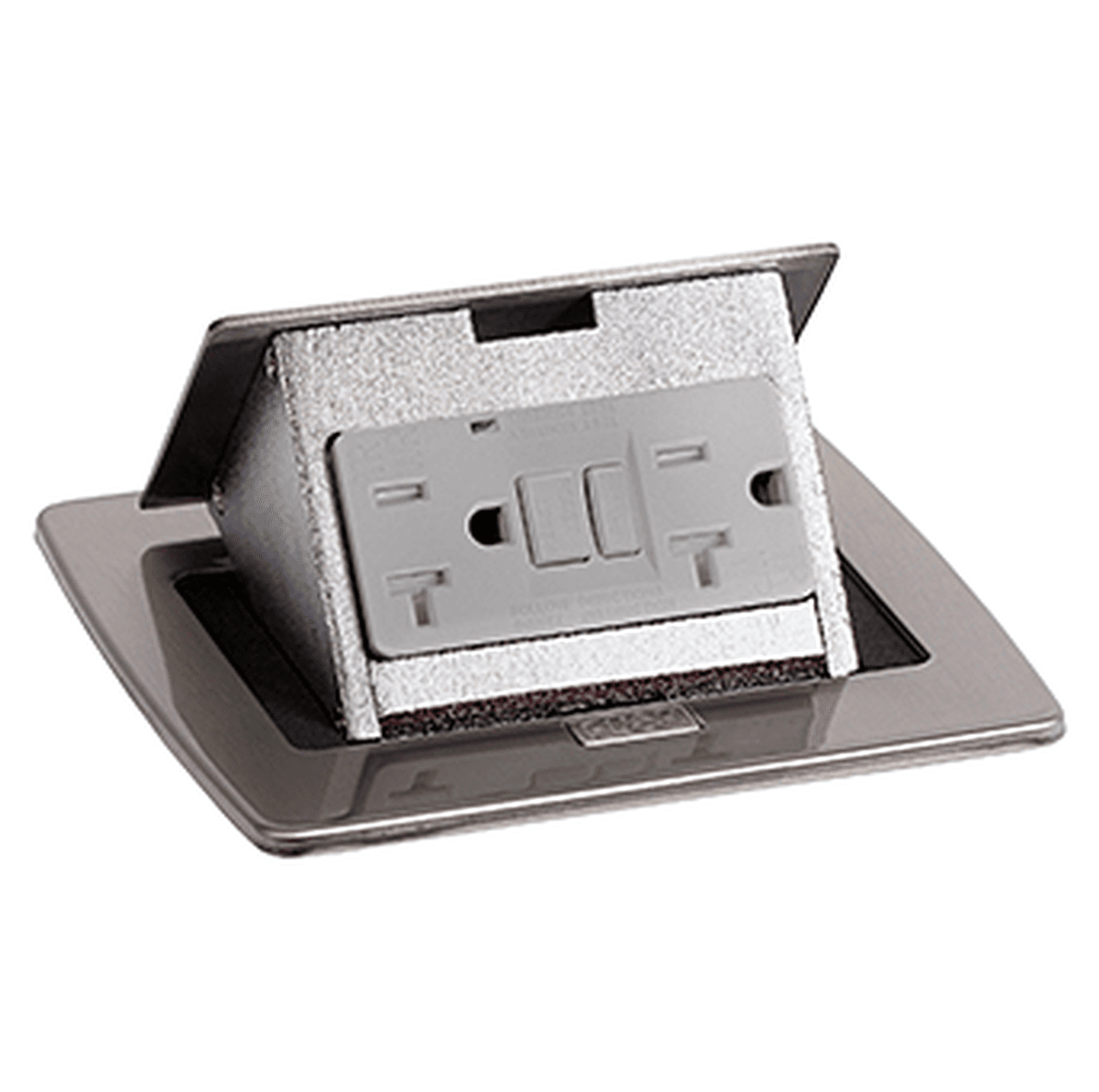 Lew Electric PUFP-CT-SS Pop Up GFCI Outlet - Pop Up Outlets