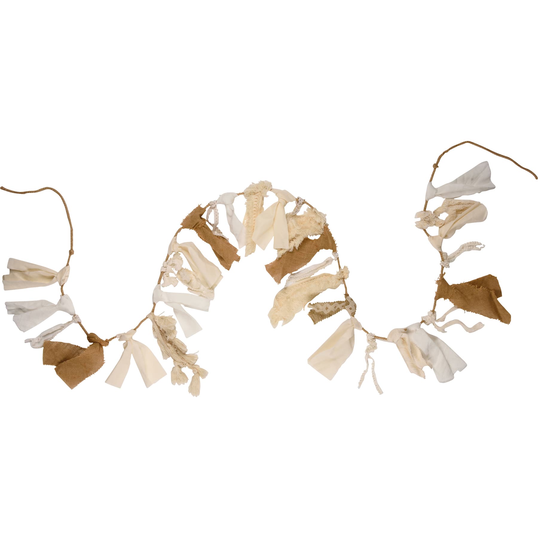 Natural Fabrics Garland | Primitives By Kathy