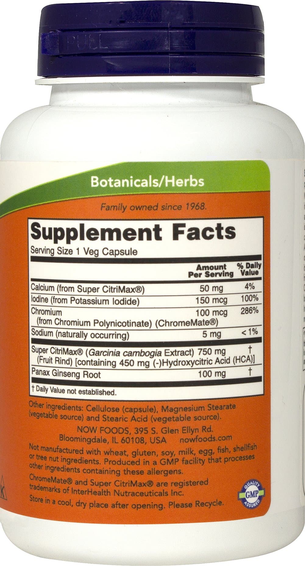NOW® Foods Super Citrimax 90 Vegi Caps | Puritan's Pride
