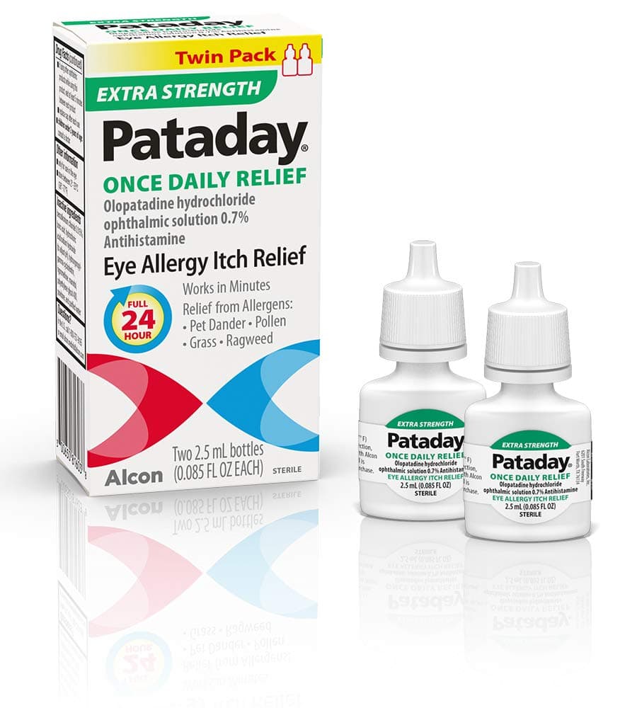 Pataday + Pataday Once Daily Relief Extra Strength Relief 2.5ml, 2 Count