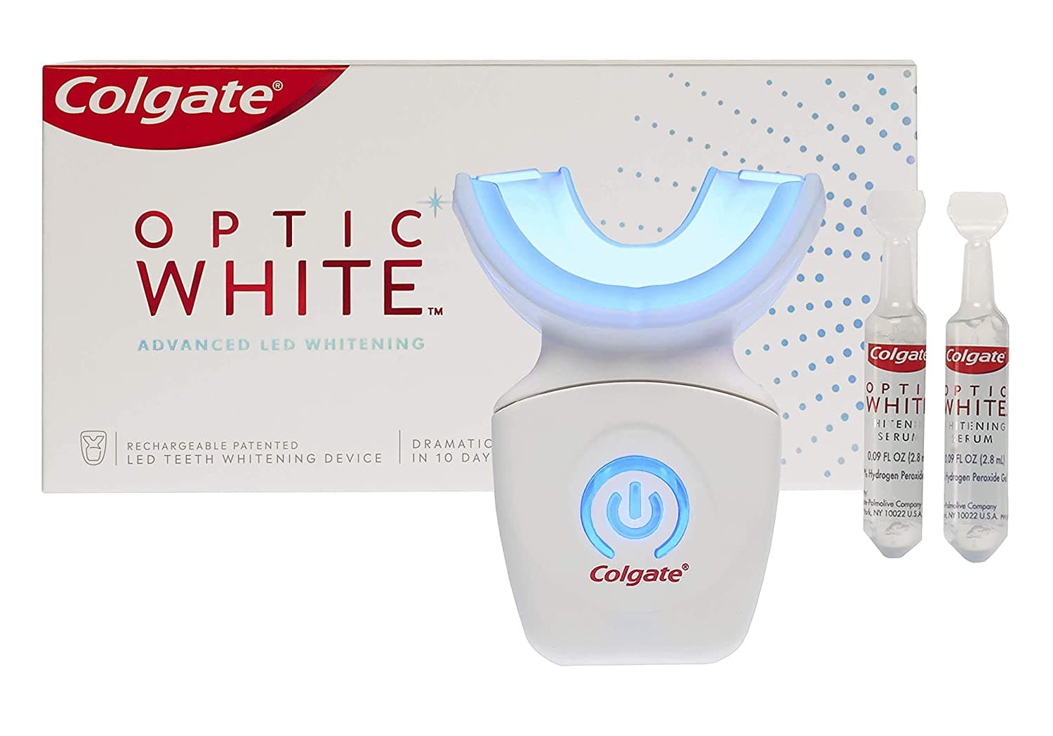 Colgate + Optic White Advanced LED Whitening