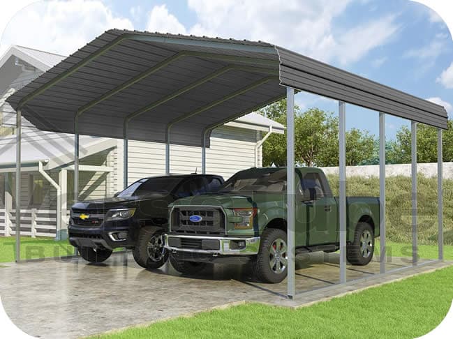 VersaTube 12x20x10 Classic Steel Carport Kit (CM012200100)