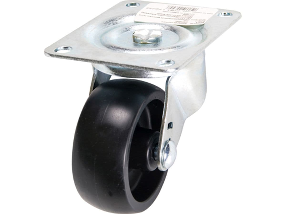 3-Inch Swivel Plate Polypropylene Caster, 210-lb Load Capacity ...