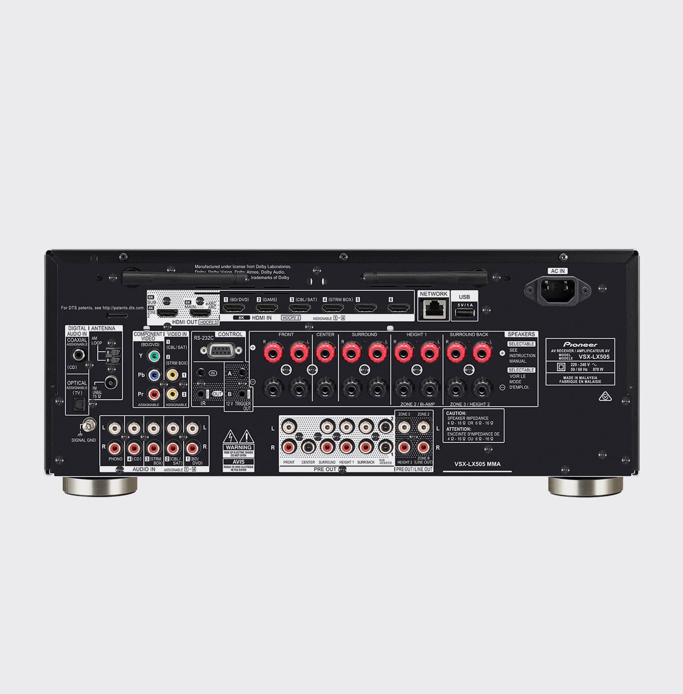 Pioneer VSX-LX505 Elite kopen? Bekijk de Pioneer VSX-LX505 Elite bij ...