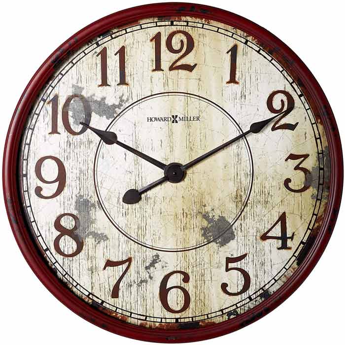 Howard Miller Back 40 625-598 Rustic Wall Clock - The Clock Depot