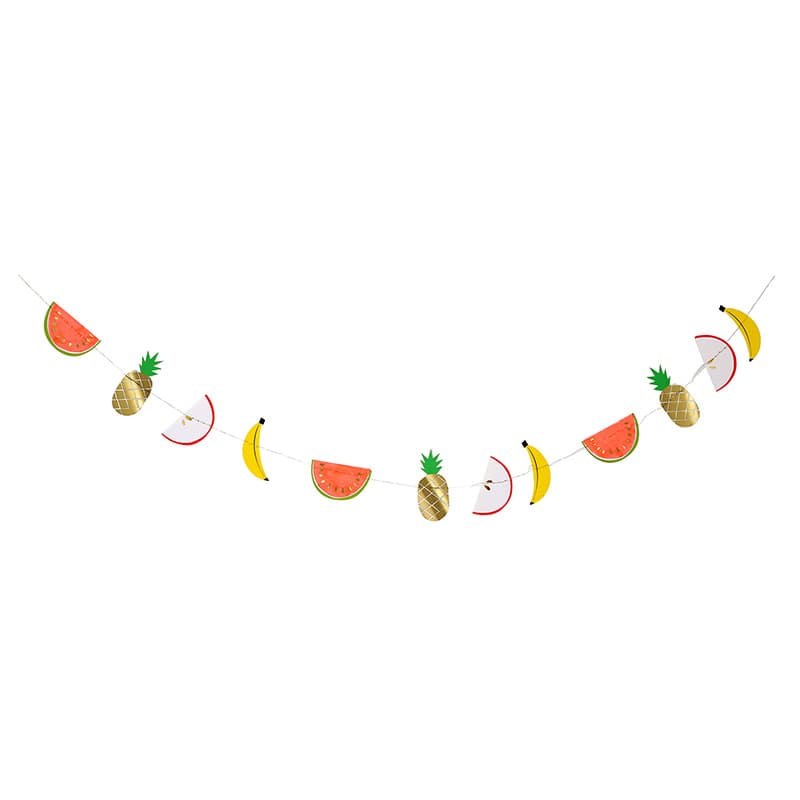 Mini Tropical Fruit Garland By Meri Meri - Vibrant Home
