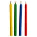 Creative Converting 100043 Assorted Color Solid Relight Candle - 12/Pack