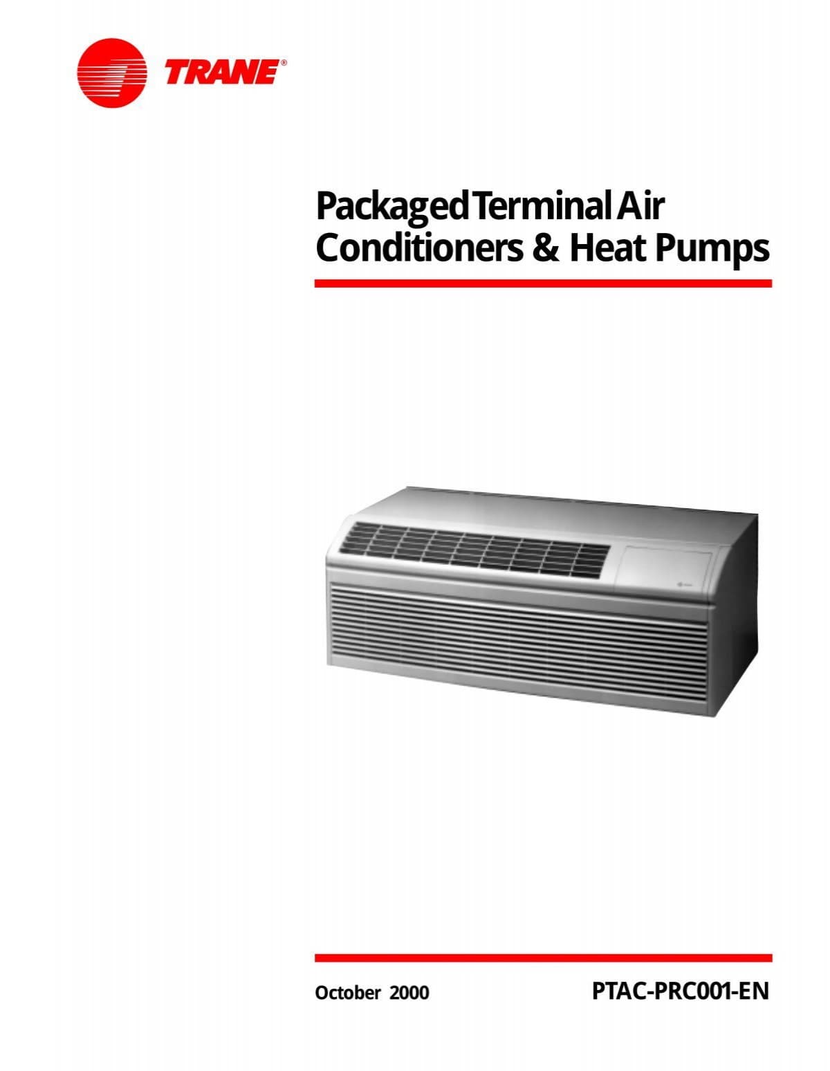 Packaged Terminal Air Conditioner & Heat Pumps - Trane