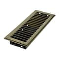 Imperial Mfg Imperial Floor Register, 10 in gal, 3 in W, Steel, Antique ...
