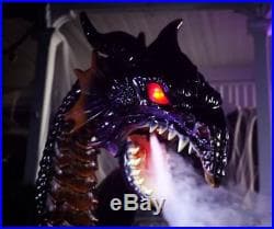 5.9 FT Animated DRAGON WITH FOG MACHINE Halloween Prop HAUNTED HOUSE ...