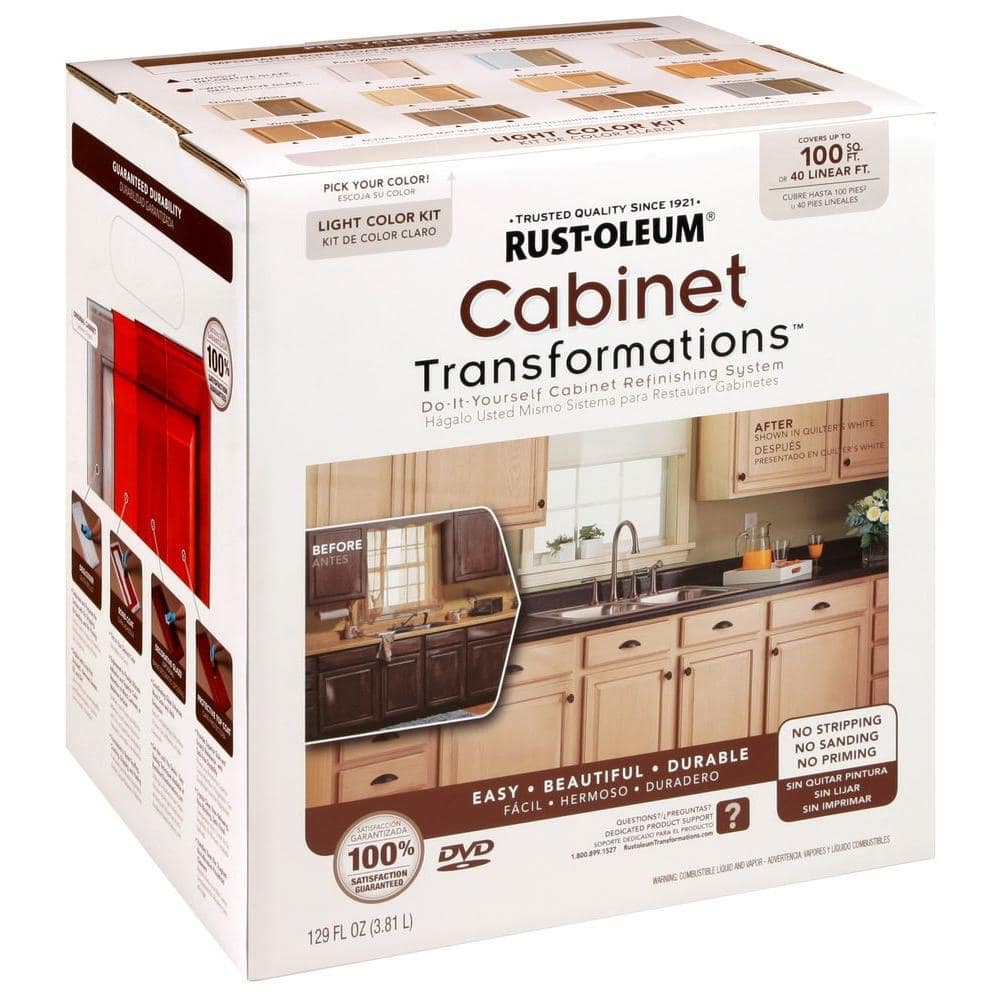 Rust-Oleum Transformations Light Color Cabinet Kit (9-Piece)-258109 ...